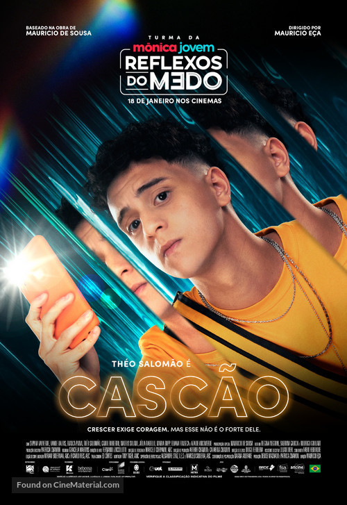 Turma da M&ocirc;nica Jovem: Reflexos do Medo - Brazilian Movie Poster