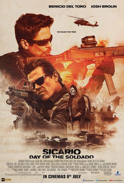 Sicario: Day of the Soldado - Indian Movie Poster