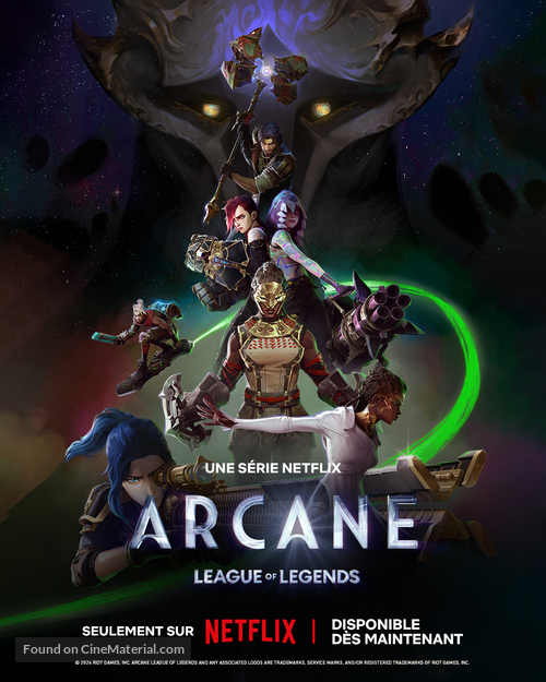 &quot;Arcane: League of Legends&quot; - French Movie Poster