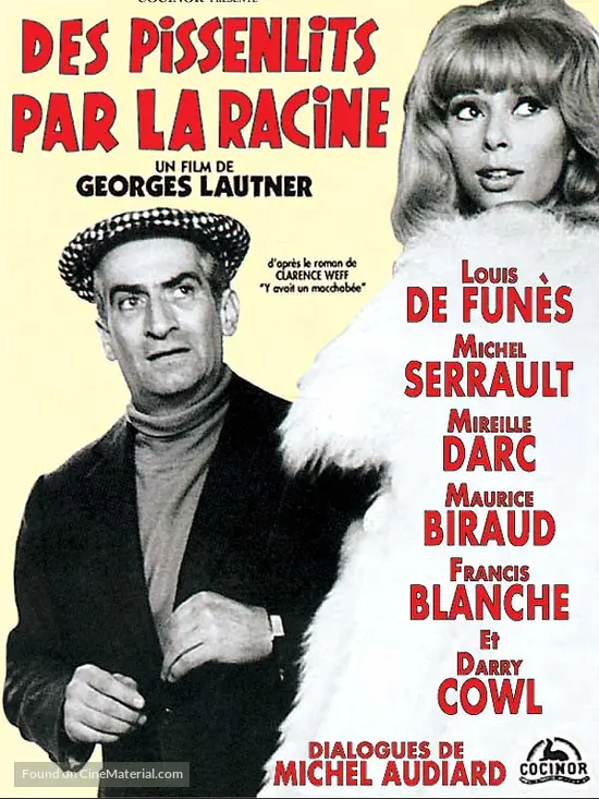 Des pissenlits par la racine - French Movie Poster