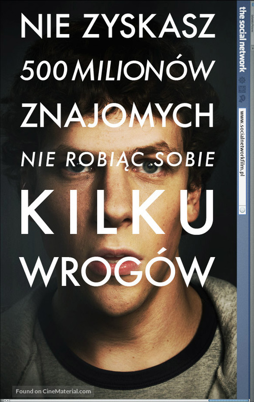 The Social Network - Polish Movie Poster