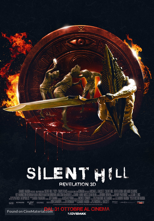Silent Hill: Revelation 3D - Italian Movie Poster