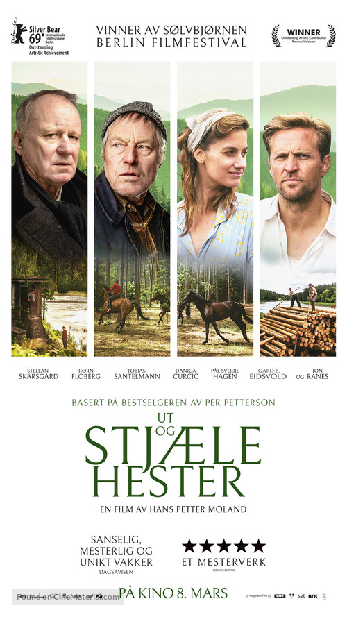 Ut og stj&aelig;le hester - Norwegian Movie Poster