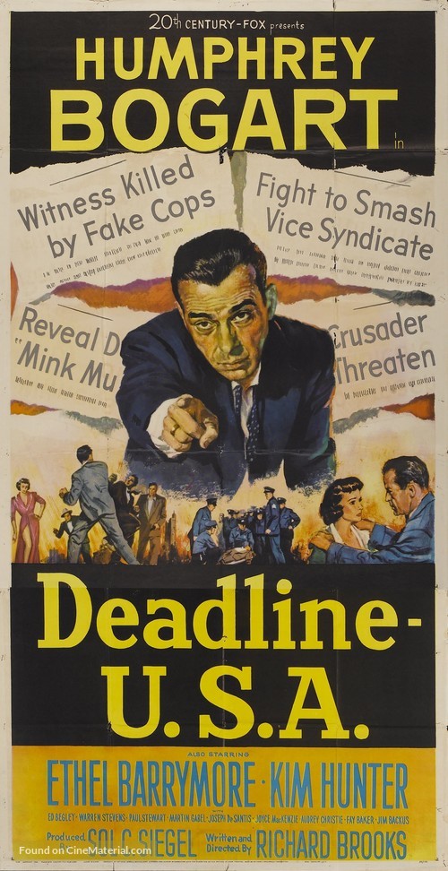 Deadline - U.S.A. - Movie Poster