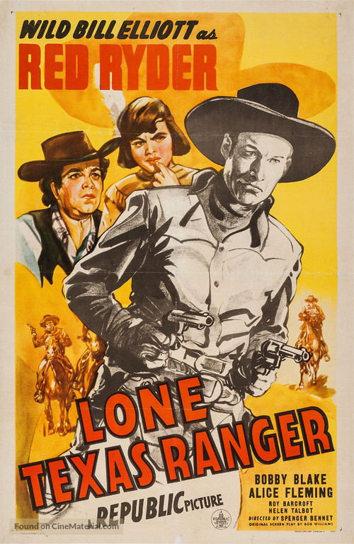 Lone Texas Ranger - Movie Poster