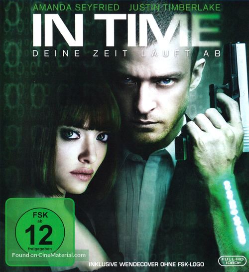 In Time - German Blu-Ray movie cover