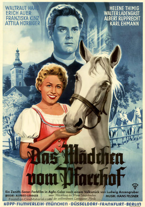 Das M&auml;dchen vom Pfarrhof - German Movie Poster