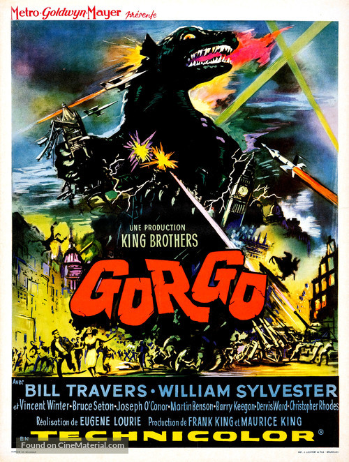 Gorgo - Belgian Movie Poster