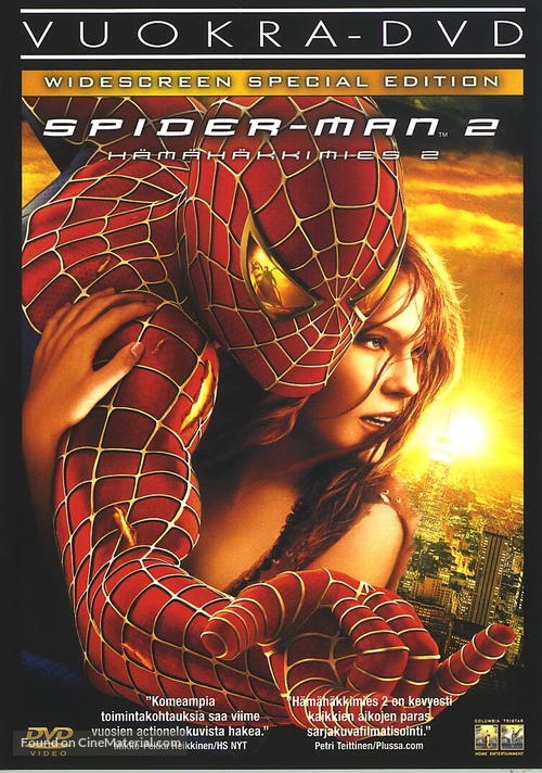 Spider-Man 2 - Finnish DVD movie cover