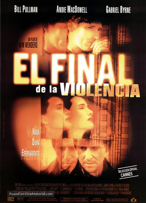 The End of Violence - Spanish Movie Poster