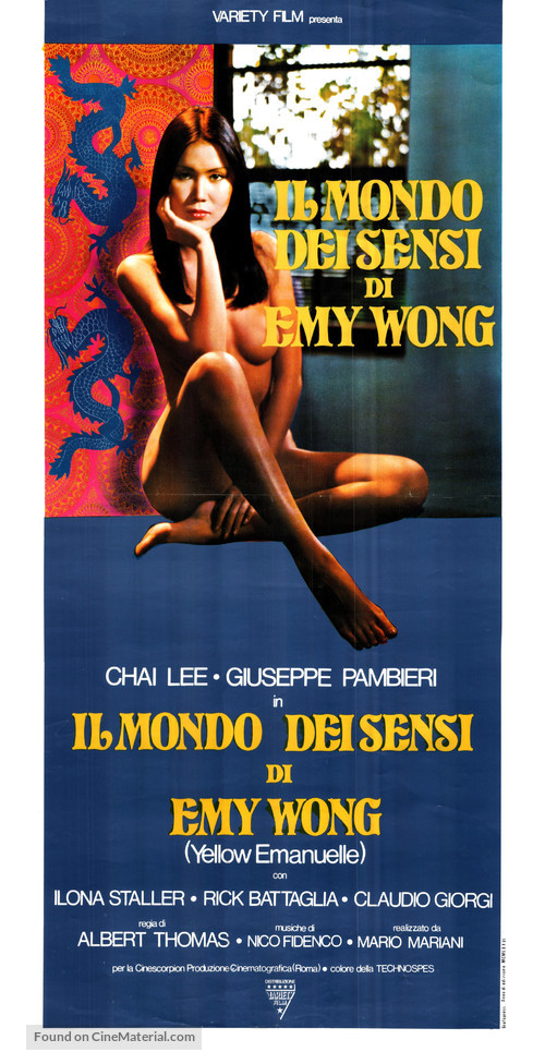 Il mondo dei sensi di Emy Wong - Italian Movie Poster