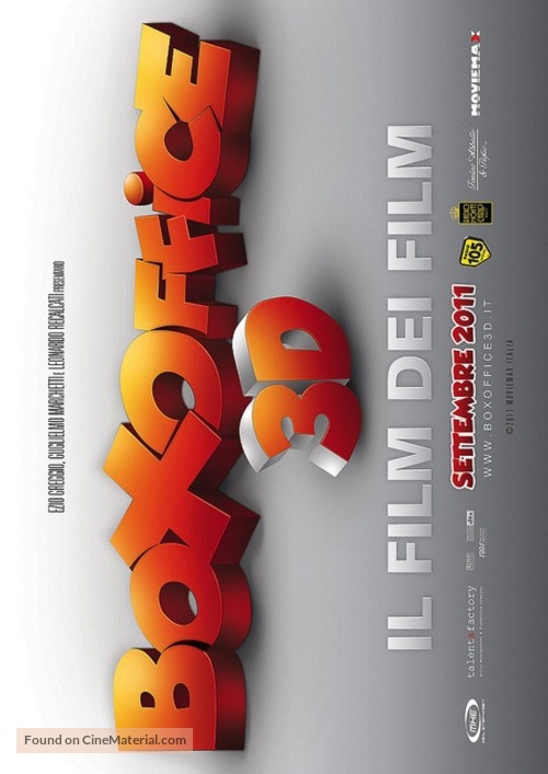 Box Office 3D - Italian Movie Poster