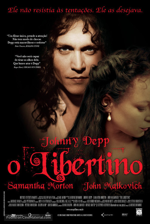 The Libertine - Brazilian Movie Poster