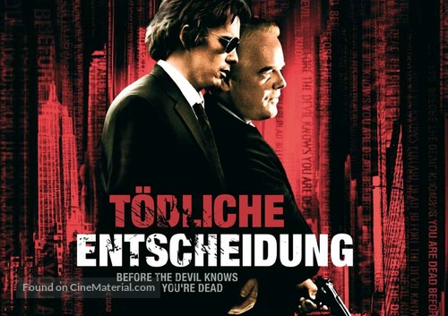 Before the Devil Knows You&#039;re Dead - German Movie Poster