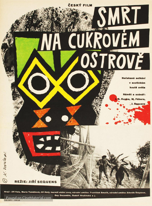Smrt na cukrov&eacute;m ostrove - Czech Movie Poster