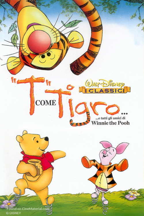 The Tigger Movie - Italian DVD movie cover