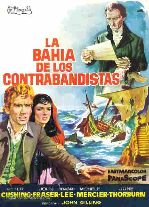 Fury at Smugglers&#039; Bay - Spanish Movie Poster