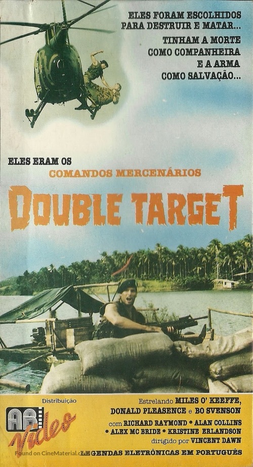 Double Target - Brazilian VHS movie cover