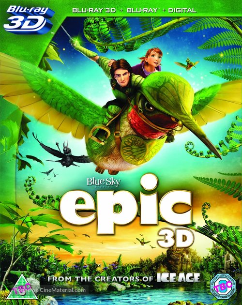 Epic - British Blu-Ray movie cover