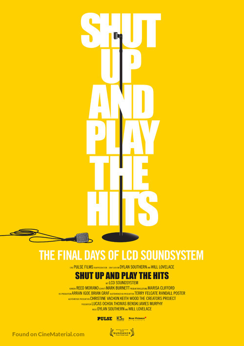 Shut Up and Play the Hits - German Movie Poster