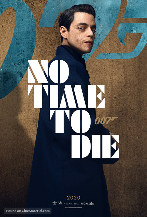 No Time to Die - International Character movie poster