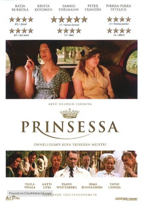 Prinsessa - Finnish DVD movie cover