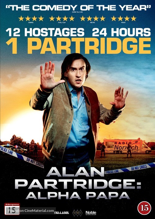 Alan Partridge: Alpha Papa - Danish DVD movie cover