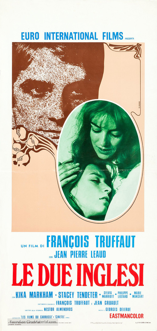 Les deux anglaises et le continent - Italian Movie Poster