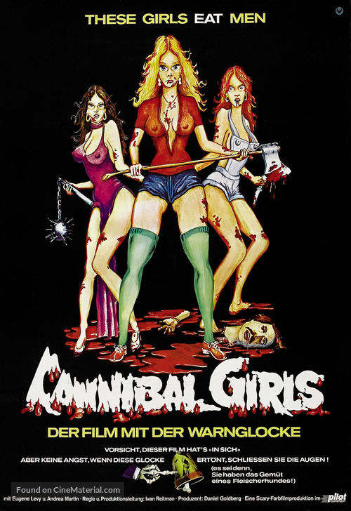 Cannibal Girls - German Movie Poster