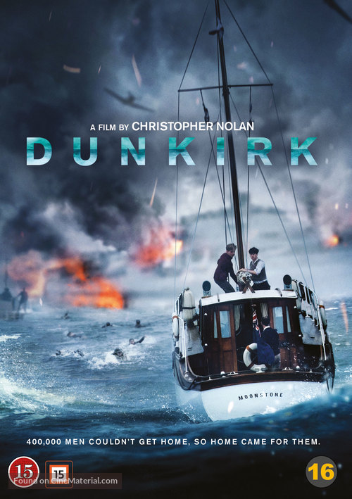 Dunkirk - Danish DVD movie cover