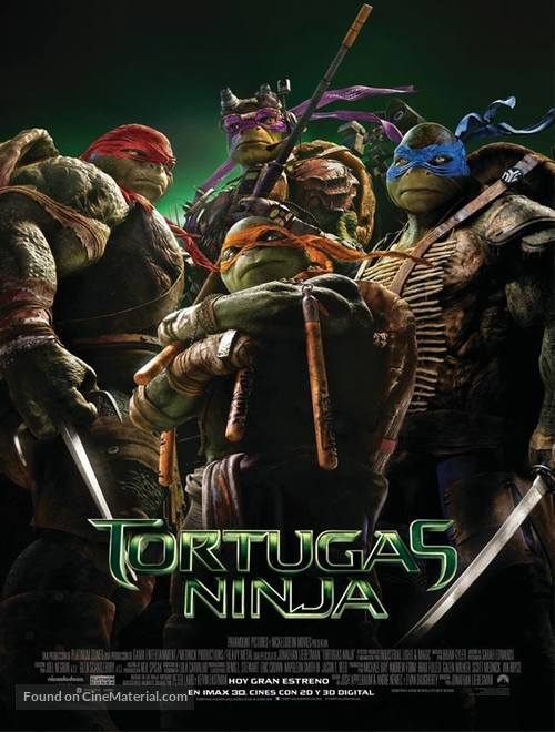 Teenage Mutant Ninja Turtles - Argentinian Movie Poster