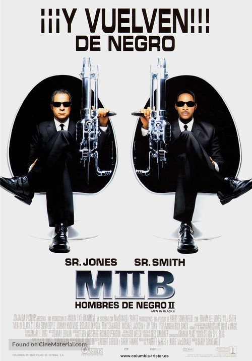 Men in Black II - Spanish Movie Poster