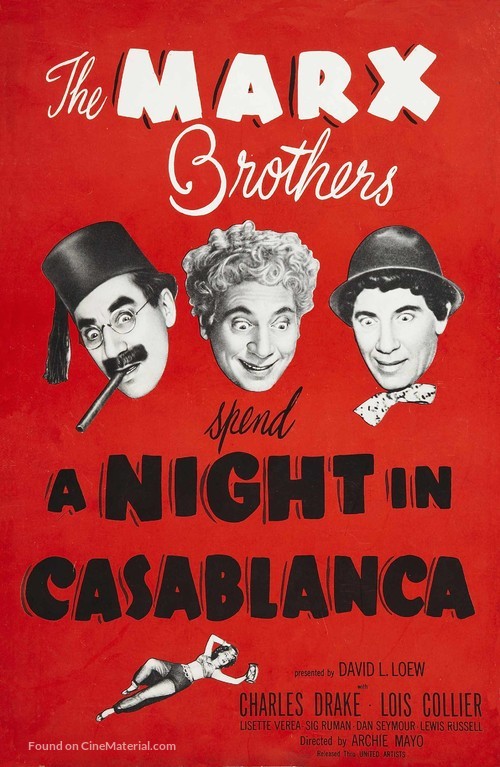 A Night in Casablanca - poster