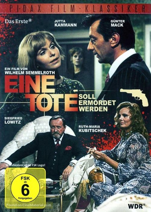 Eine Tote soll ermordet werden - German Movie Cover