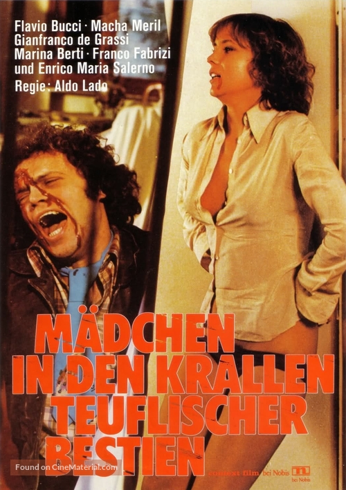 L&#039;ultimo treno della notte - German Movie Poster