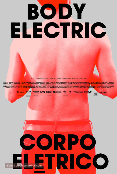 Corpo El&eacute;trico - Brazilian Movie Poster