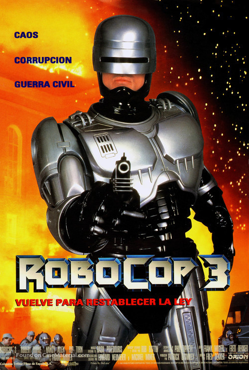 RoboCop 3 - Spanish Movie Poster