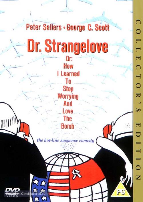 Dr. Strangelove - British DVD movie cover