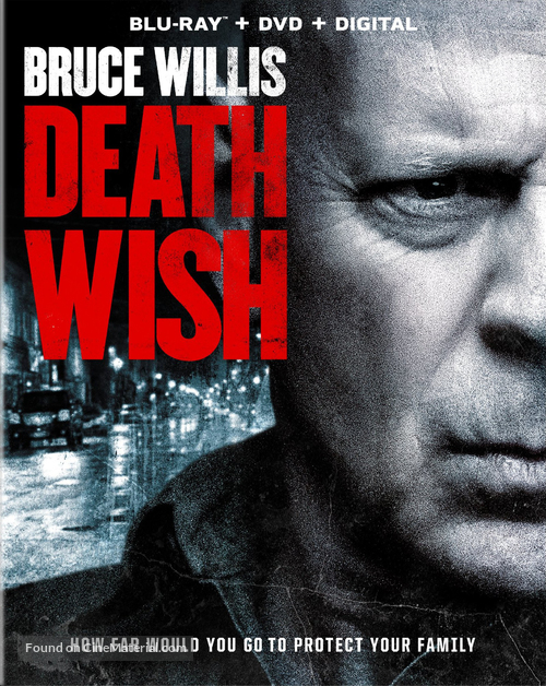 Death Wish - Canadian Blu-Ray movie cover