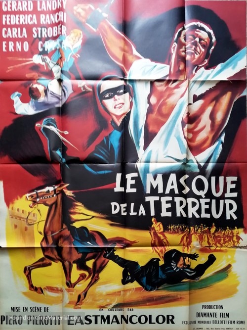 L&#039;arciere nero - French Movie Poster