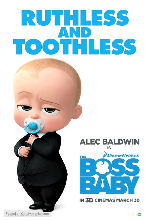 The Boss Baby - British Movie Poster