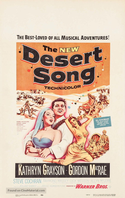 The Desert Song - Movie Poster