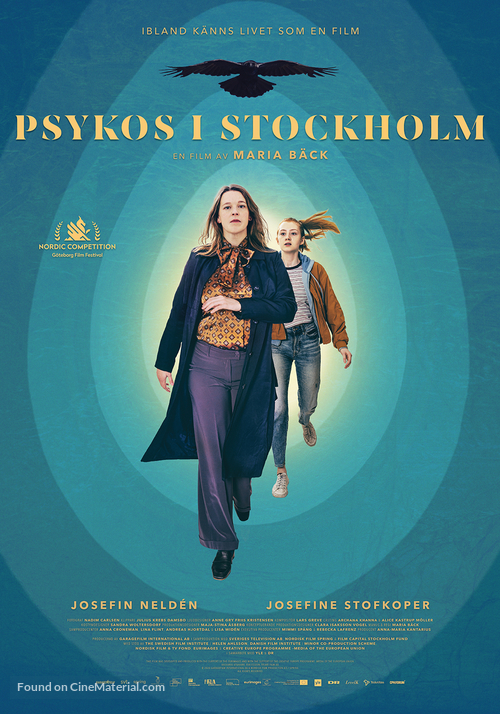 Psykos i Stockholm - Swedish Movie Poster