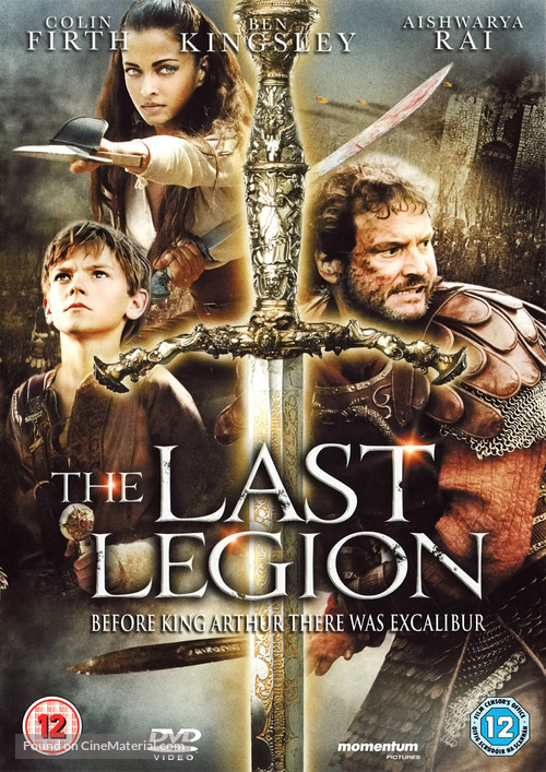 The Last Legion - British DVD movie cover