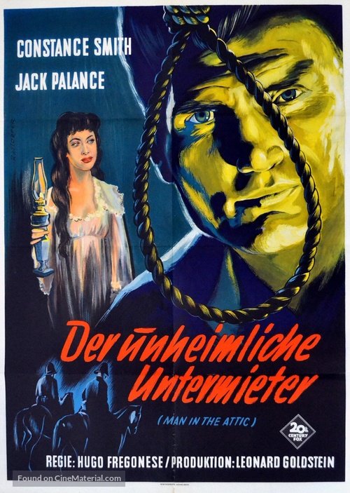 Man in the Attic - German Movie Poster