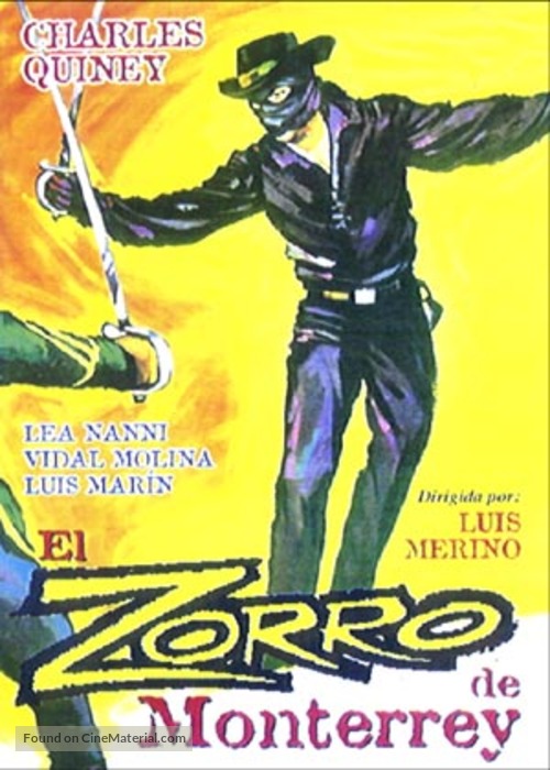 El Zorro de Monterrey - Italian Movie Poster