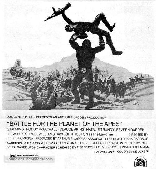 Battle for the Planet of the Apes - poster