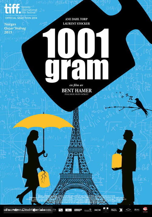 1001 Gram - Swedish Movie Poster