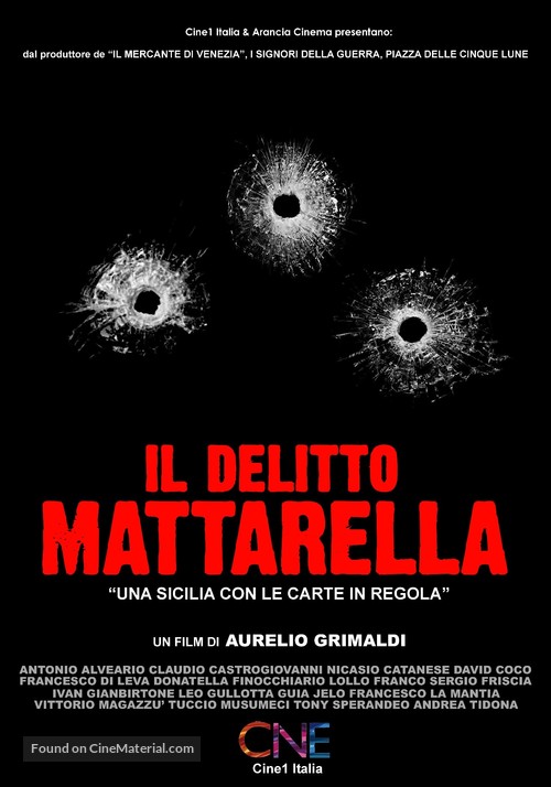 Il delitto Mattarella - Italian Movie Poster