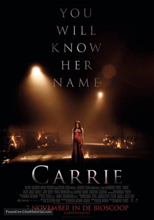 Carrie - Dutch Movie Poster